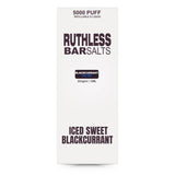 Blackcurrant On Ice Bar Nic Salt E-Liquid by Ruthless