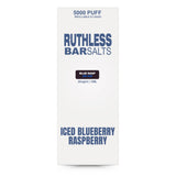 Blue Rasp On Ice Bar Nic Salt E-Liquid by Ruthless