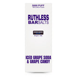 Grape Drank On Ice Bar Nic Salt E-Liquid by Ruthless