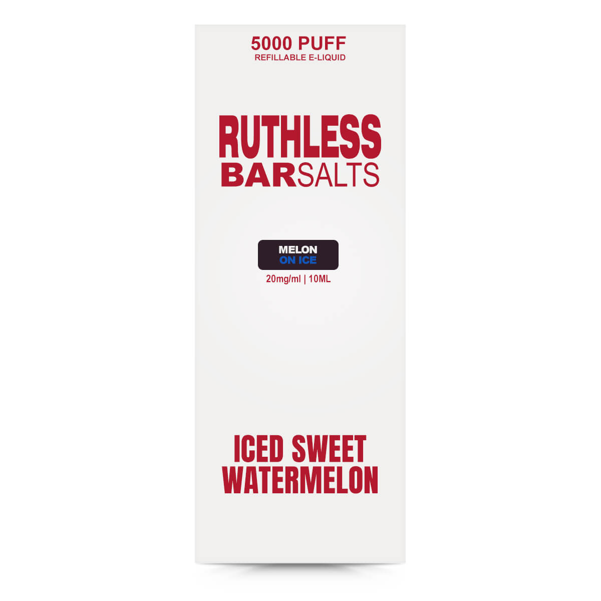 Melon On Ice Bar Nic Salt E-Liquid by Ruthless