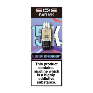 SKE Bar 15K Prefilled Pod + Refill Tank - Blueberry Sour Raspberry