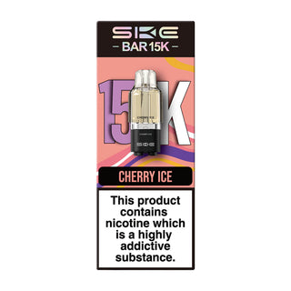 SKE Bar 15K Prefilled Pod + Refill Tank - Cherry Ice