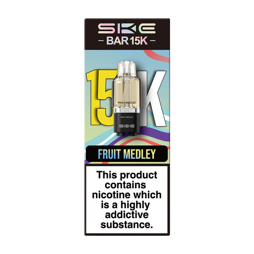 SKE Bar 15K Prefilled Pod + Refill Tank - Fruit Medley