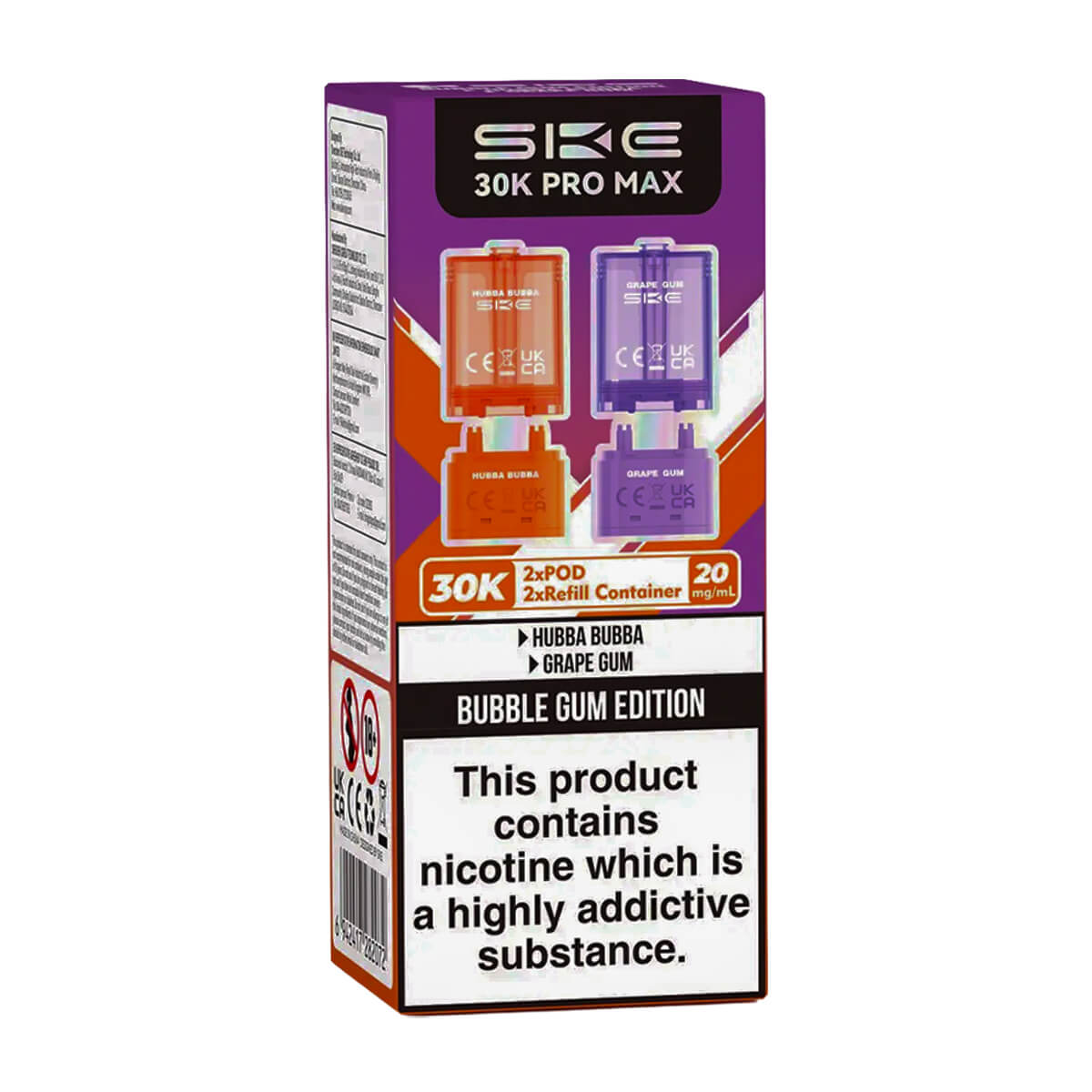 Bubblegum Edition SKE 30K Pro Max Prefilled Pod + Refill Vape 360 Uk Bubblegum Edition SKE 30K Pro Max Prefilled Pod + Refill Vape 360 Uk