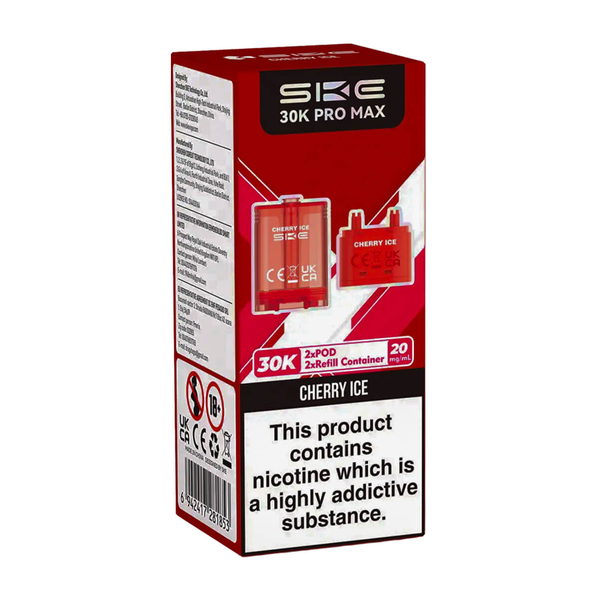 Cherry Ice SKE 30K Pro Max Prefilled Pod + Refill