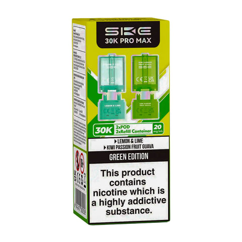 Green Edition SKE 30K Pro Max Prefilled Pod + Refill