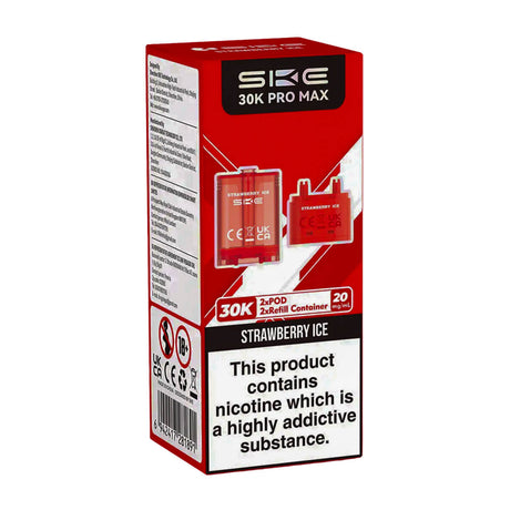 Strawberry Ice SKE 30K Pro Max Prefilled Pod + Refill