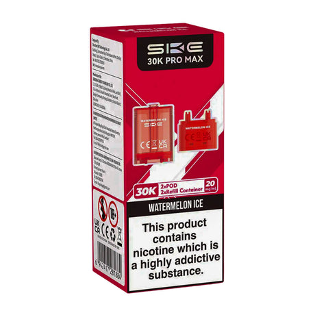 Watermelon Ice SKE 30K Pro Max Prefilled Pod + Refill
