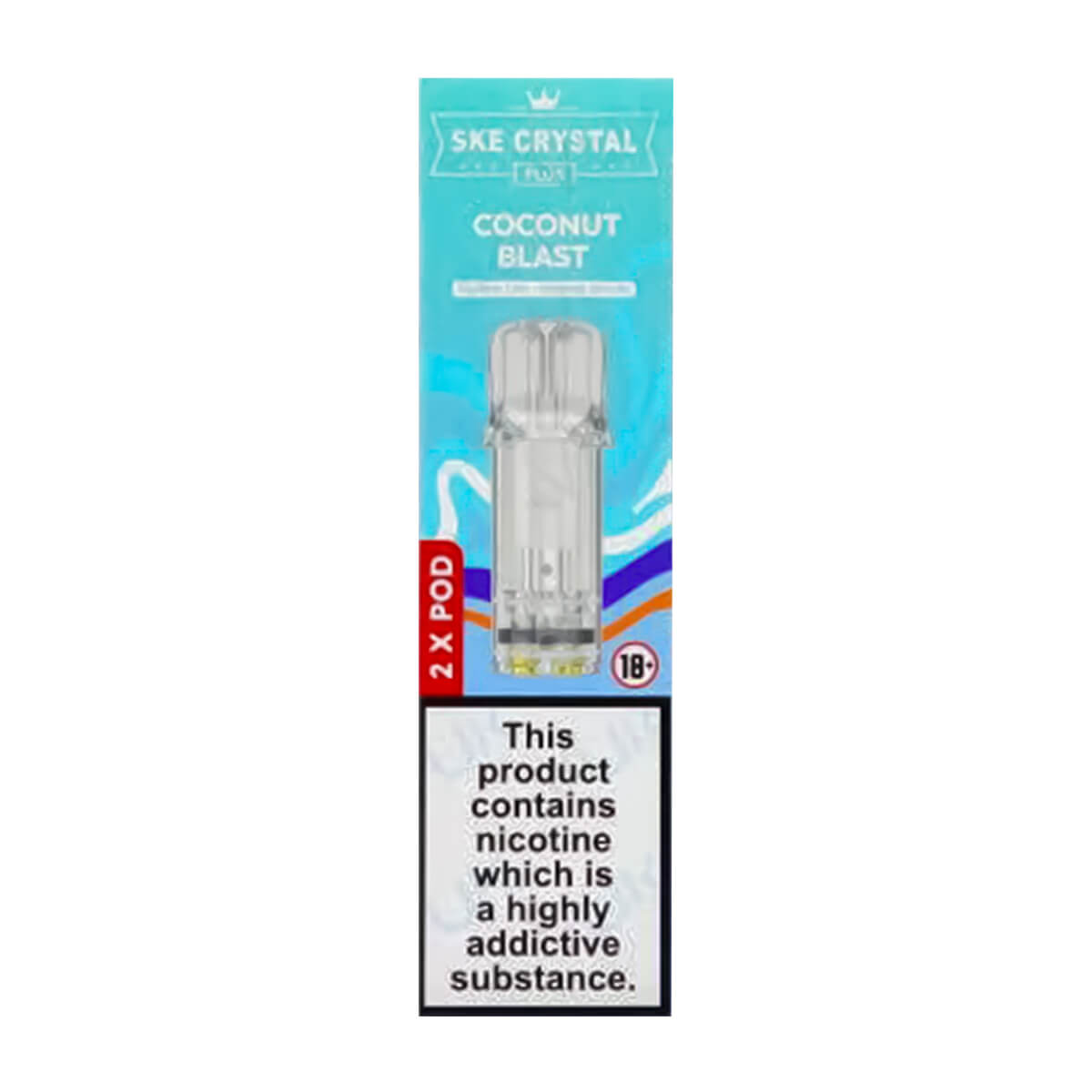Coconut Blast Crystal Plus Prefilled Pods by SKE