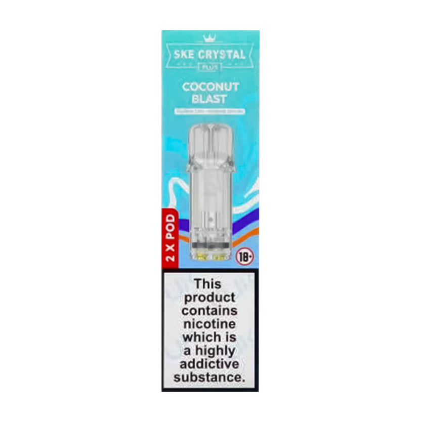 Coconut Blast Crystal Plus Prefilled Pods by SKE