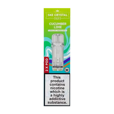 Cucumber Lime Crystal Plus Prefilled Pods by SKE