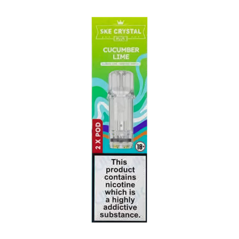 Cucumber Lime Crystal Plus Prefilled Pods by SKE