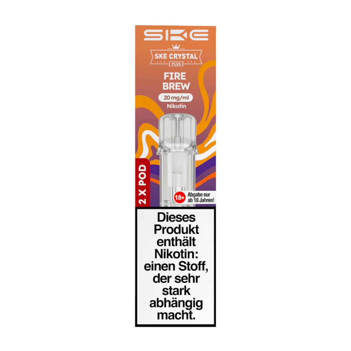 Fire Brew Crystal Plus Prefilled Pods by SKE | Vape 360 Uk Fire Brew Crystal Plus Prefilled Pods by SKE | Vape 360 Uk