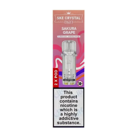 Sakura Grape Crystal Plus Prefilled Pods by SKE