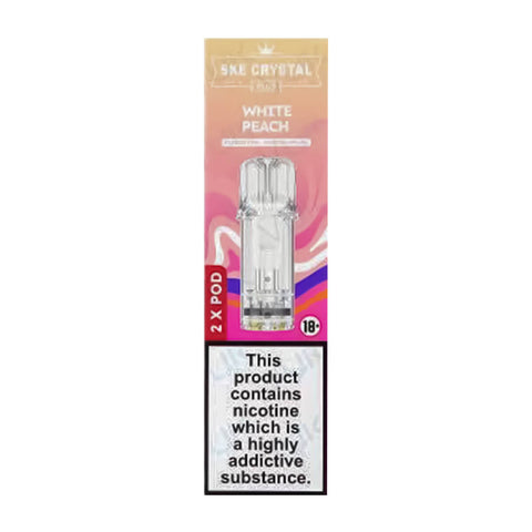 White Peach Crystal Plus Prefilled Pods by SKE