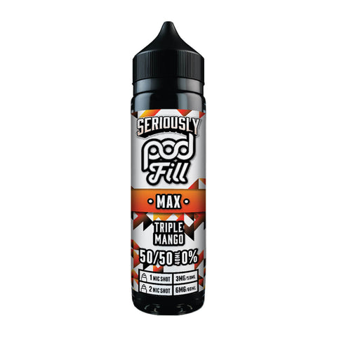 Triple Mango 50ml Shortfill E-Liquid By Seriously Pod Fill