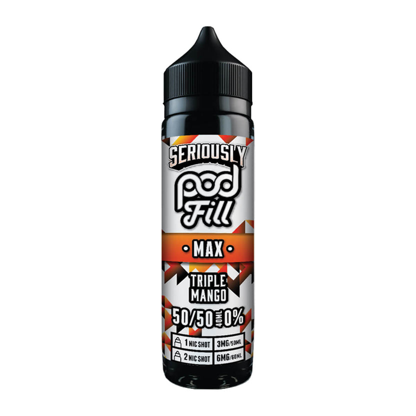 Triple Mango 50ml Shortfill E-Liquid By Seriously Pod Fill