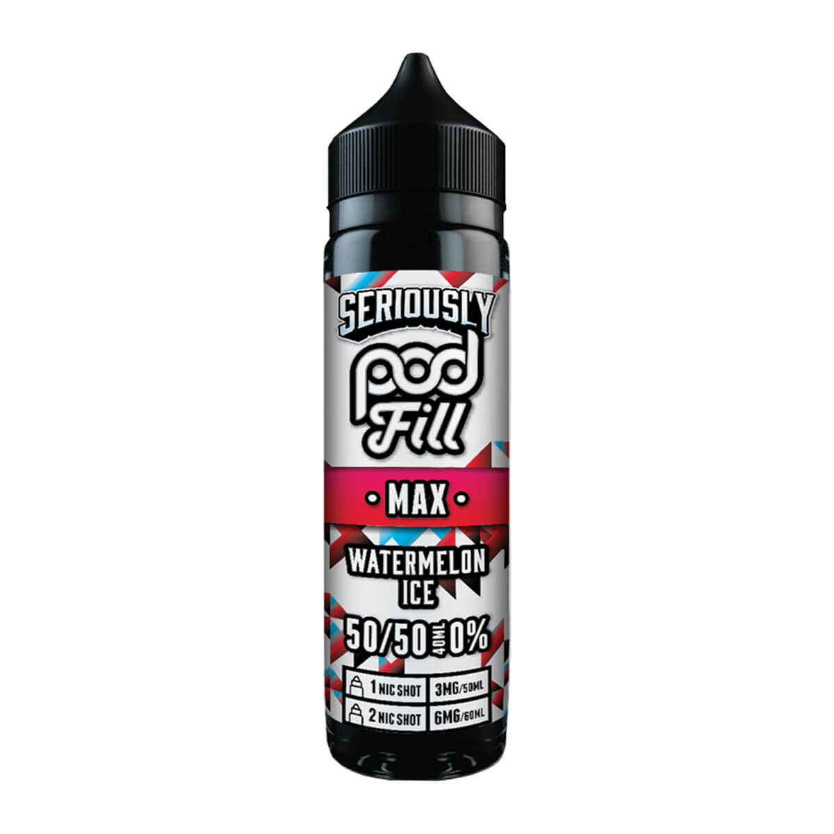 Watermelon Ice 50ml Shortfill E-Liquid By Seriously Pod Fill