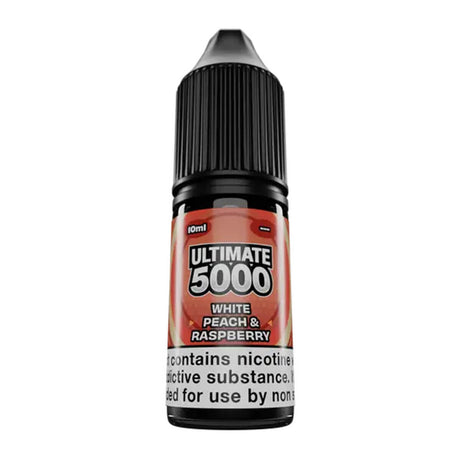 White Peach & Raspberry Nic Salt E-Liquid by Ultimate 5000