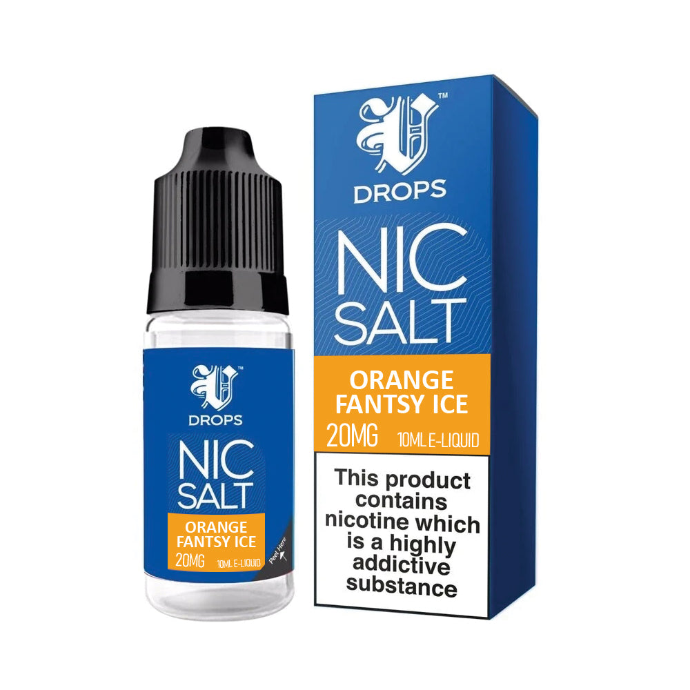 V Drops Nic Salt E-Liquid Rainbow Range - Addon