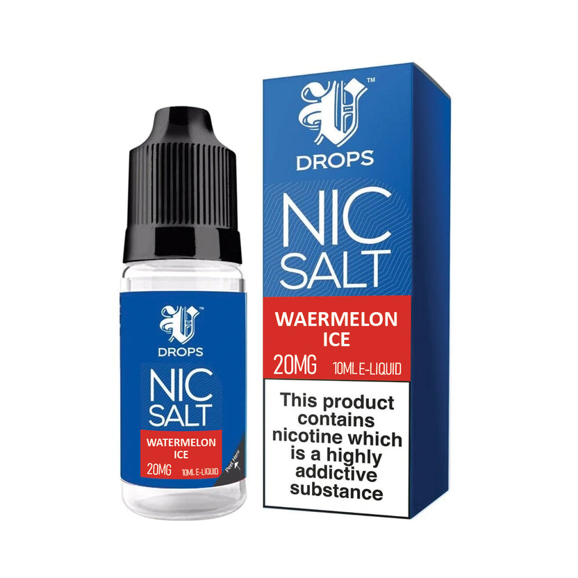 V Drops 10ml Nic Salt E-Liquid Watermelon Ice