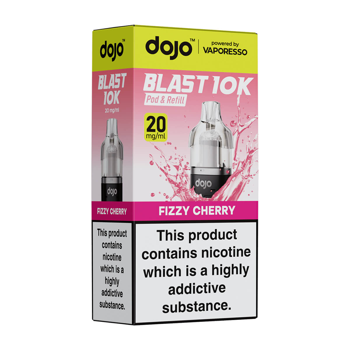 Fizzy Cherry DoJo Blast 10k Prefilled Pods + Refills by Vaporesso ...