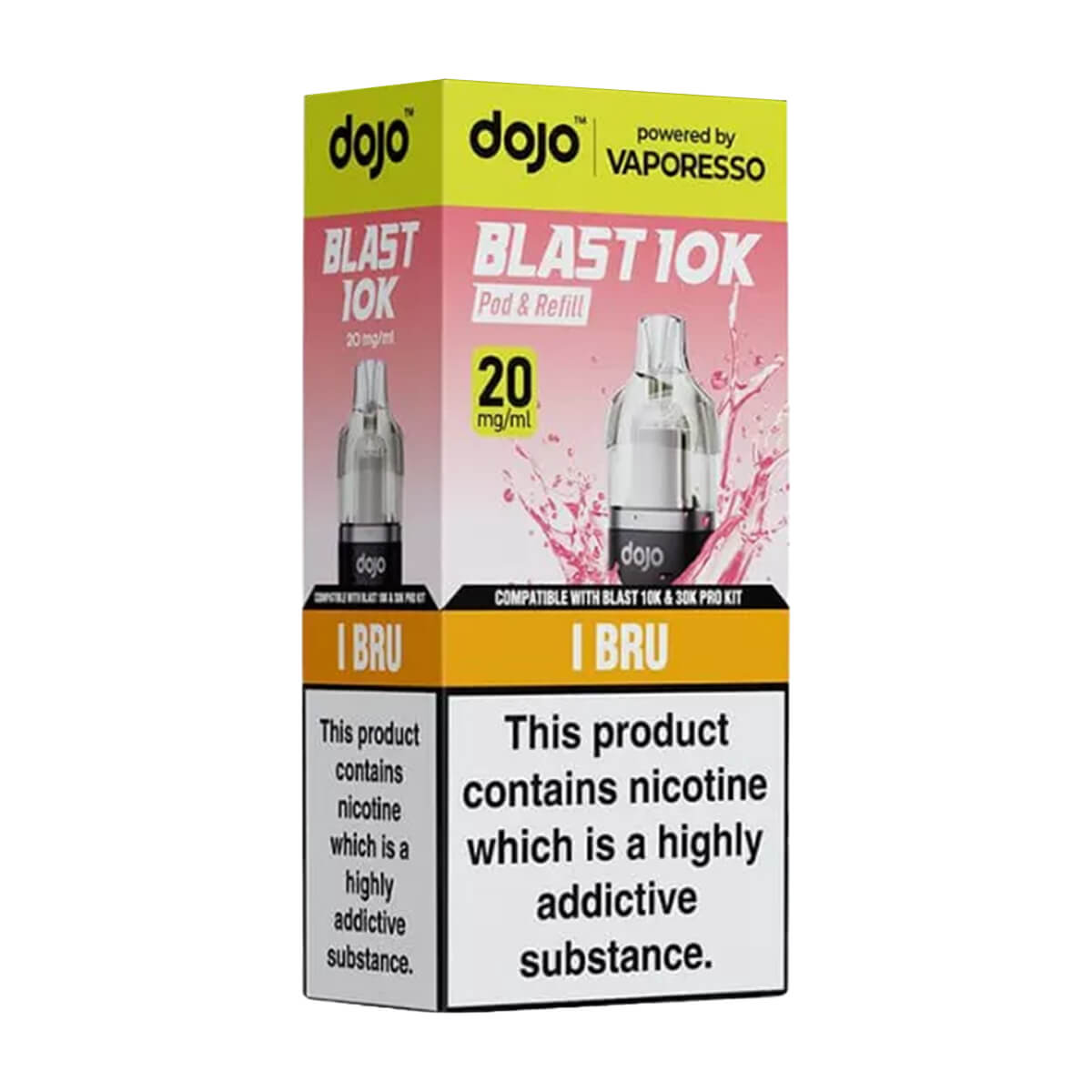 I Bru DoJo Blast 10k Prefilled Pods + Refills by Vaporesso