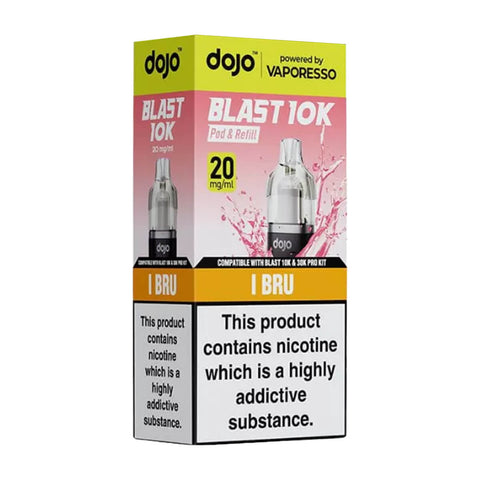 I Bru DoJo Blast 10k Prefilled Pods + Refills by Vaporesso