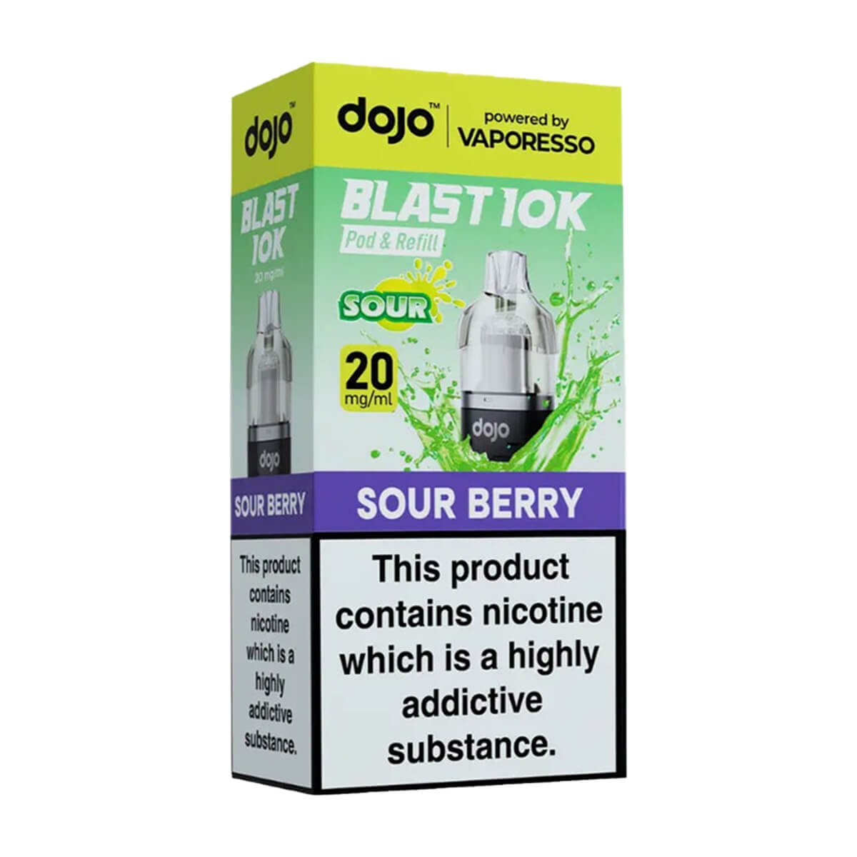 Sour Berry DoJo Blast 10k Prefilled Pods + Refills by Vaporesso