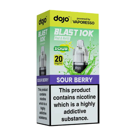 Sour Berry DoJo Blast 10k Prefilled Pods + Refills by Vaporesso