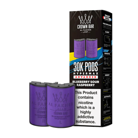 Blueberry Sour Raspberry Al Fakher 30K Hypermax Refill Pods