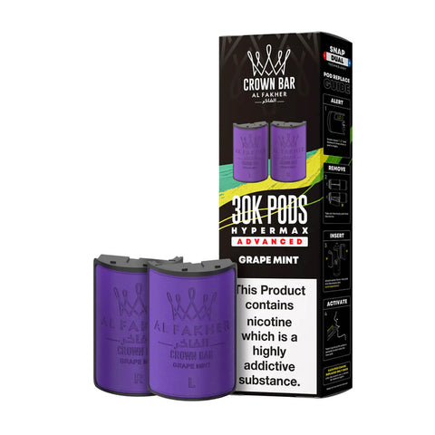 Grape Mint Al Fakher 30K Hypermax Refill Pods