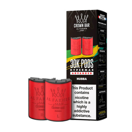 Hubba Al Fakher 30K Hypermax Refill Pods