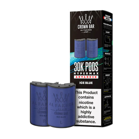 Ice Blue Al Fakher 30K Hypermax Refill Pods