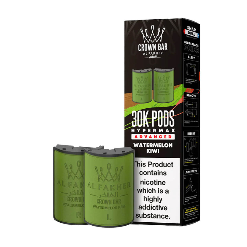Watermelon Kiwi Al Fakher 30K Hypermax Refill Pods