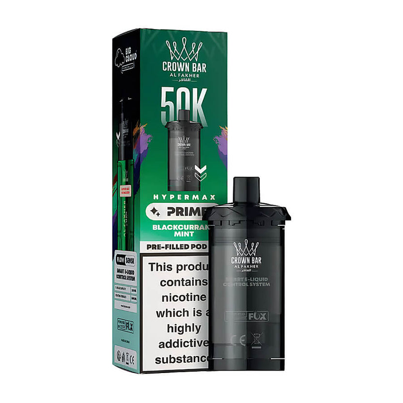 Blackcurrant Mint Al Fakher Hypermax Prime 50K Refill Pods