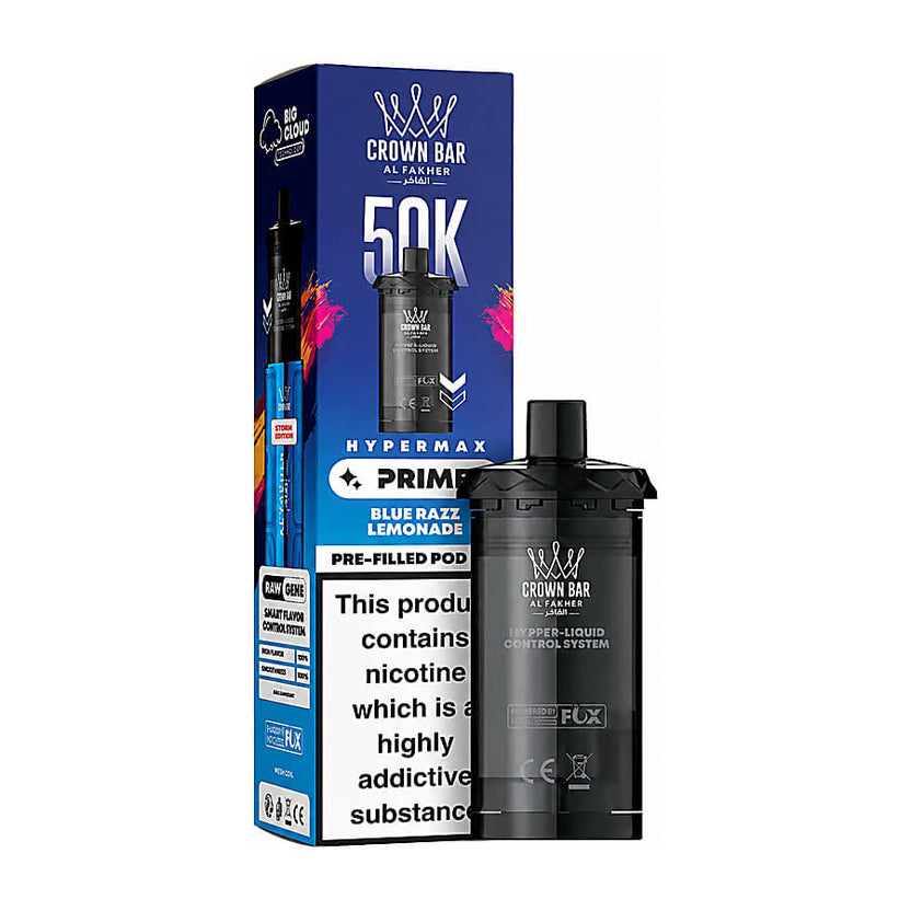 Blue Razz Lemonade Al Fakher Hypermax Prime 50K Refill Pods