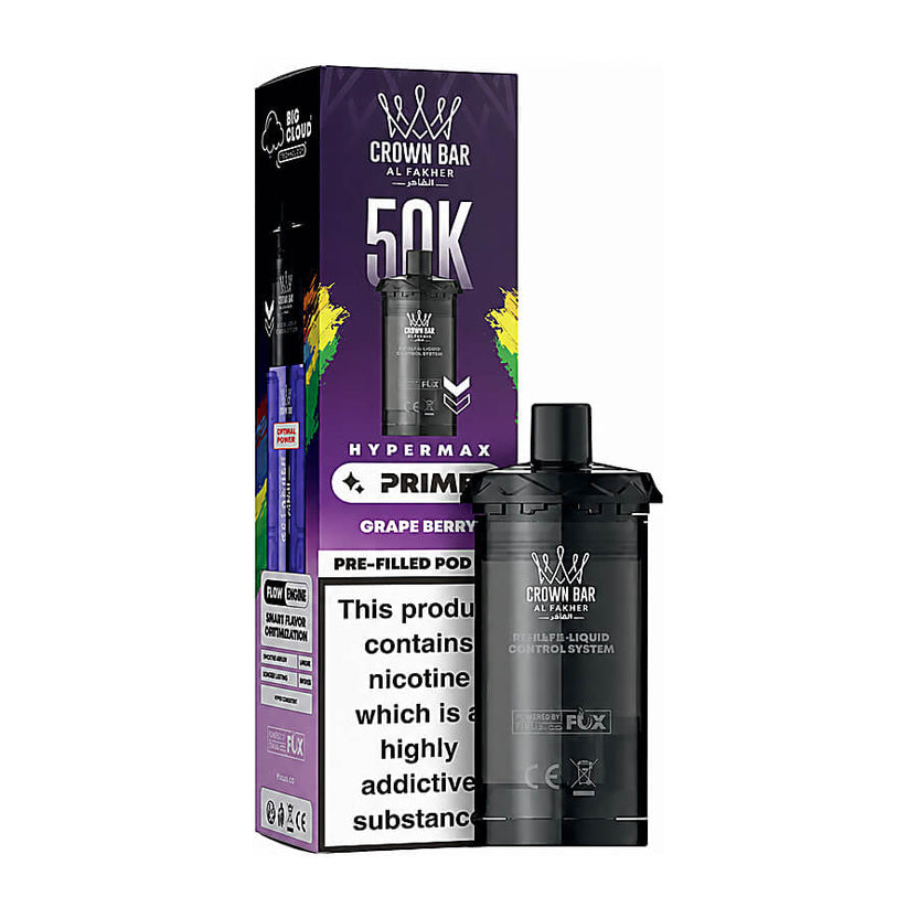 Grape Berry Al Fakher Hypermax Prime 50K Refill Pods