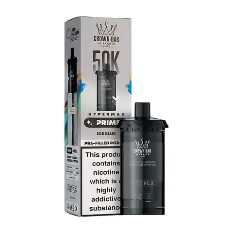 Ice Blue Al Fakher Hypermax Prime 50K Refill Pods