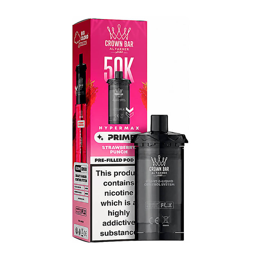 Strawberry Punch Al Fakher Hypermax Prime 50K Refill Pods