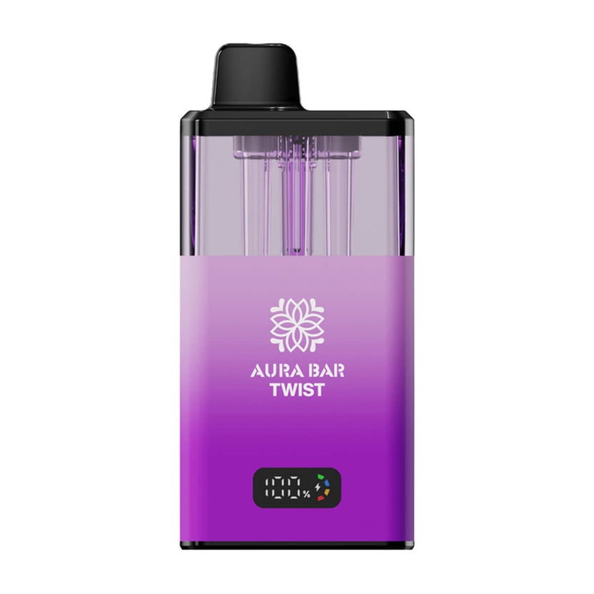 Crystal Prime Aura Bar Twist 40K Vape Kit - Blueberry Raspberry & Summer Dream