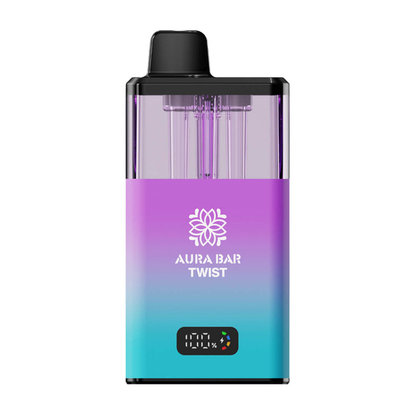 Crystal Prime Aura Bar Twist 40K Vape Kit - Fizzy Cherry & Blue Razz Cherry