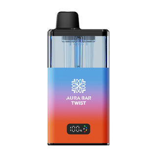 Crystal Prime Aura Bar Twist 40K Vape Kit - Ice Pop & Juicy Peach