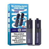 Bloody Bar Ultra Twist 20k Prefilled Pod + Refill Container Mr Blue & Blueberry Raspberry