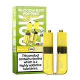 Bloody Bar Ultra Twist 20k Prefilled Pod + Refill Container Pineapple Ice & Strawberry Raspberry Cherry Ice