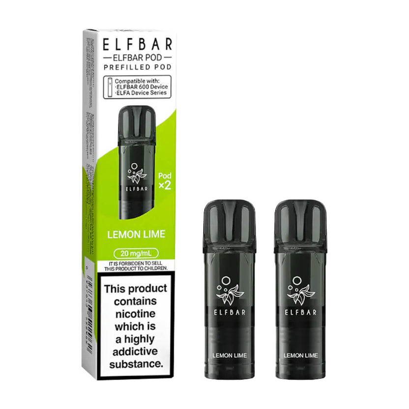 Lemon Lime ELF Bar 600 Prefilled Pods