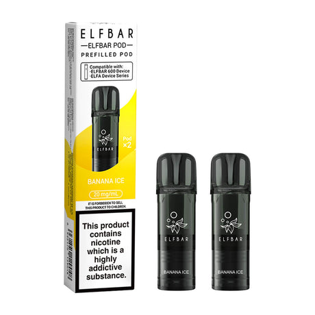 Banana Ice ELF Bar 600 Prefilled Pods