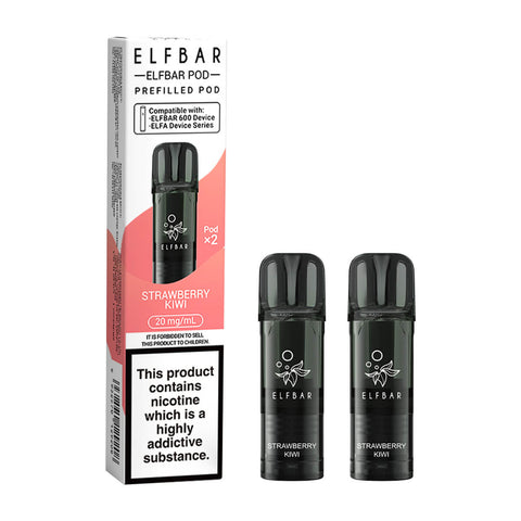 Strawberry Kiwi ELF Bar 600 Prefilled Pods