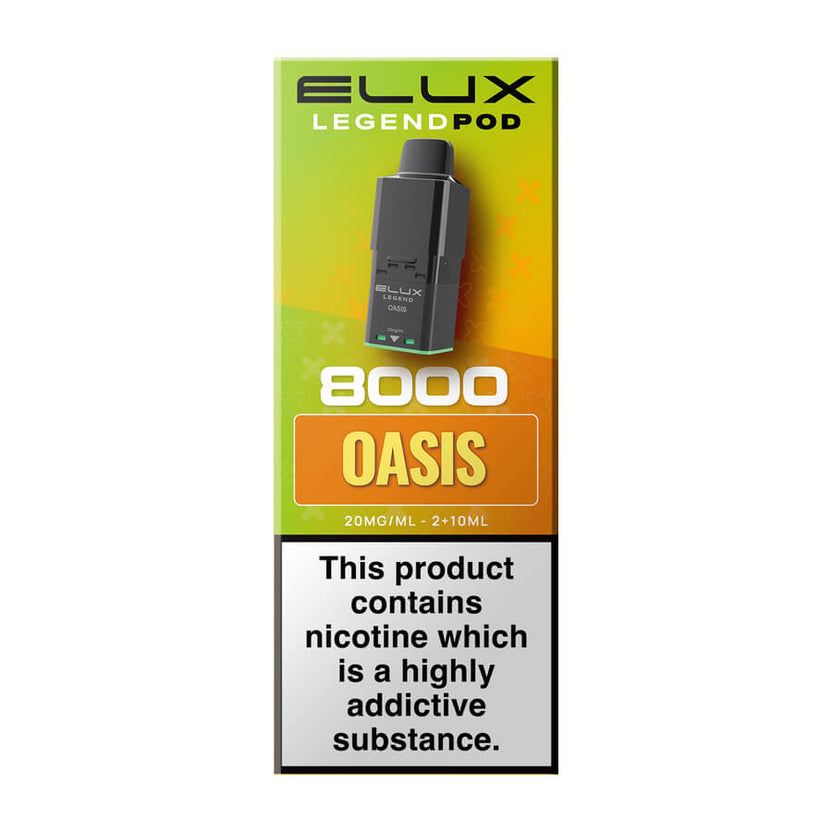 Oasis Elux Legend 8000 Prefilled Pod + Refill