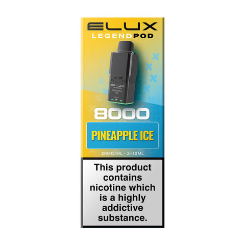 Pineapple Ice Elux Legend 8000 Prefilled Pod + Refill